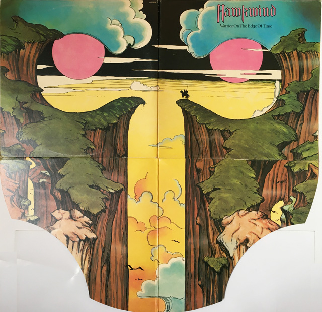 Hawkwind Warrior On The Edge Of Time gatefold cover