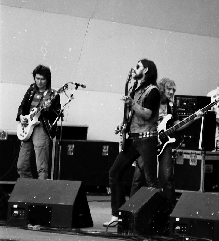 Lemmy at Hawkwind gig 24-08-1985