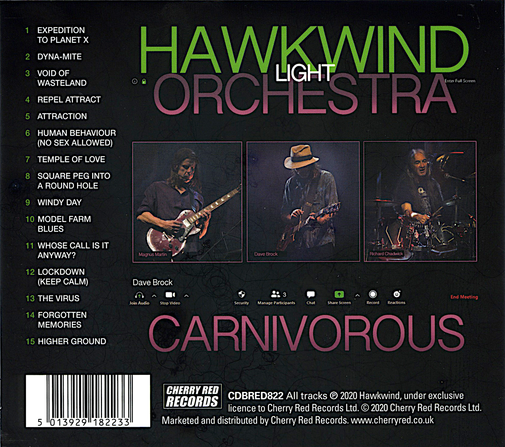 HAWKWIND LIGHT ORCHESTRA | CARNIVOROUS