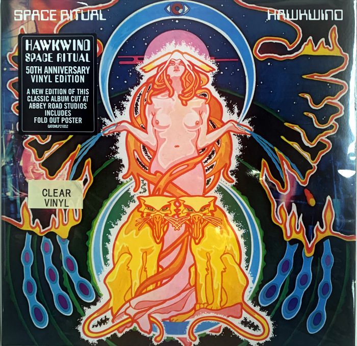 Hawkwind / SPACE RITUAL 50th Anniversary, Double Transparent Gatefold Vinyl Edition