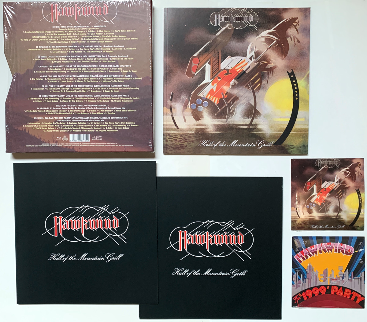HAWKWIND / HALL OF THE MOUNTAIN GRILL 7CD/2BLU-RAY LIMITED EDITION BOX SET